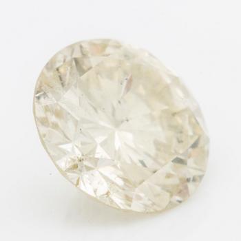 BRILJANT, lös sten, ca 2,5 ct, ca ca M-N, P1.