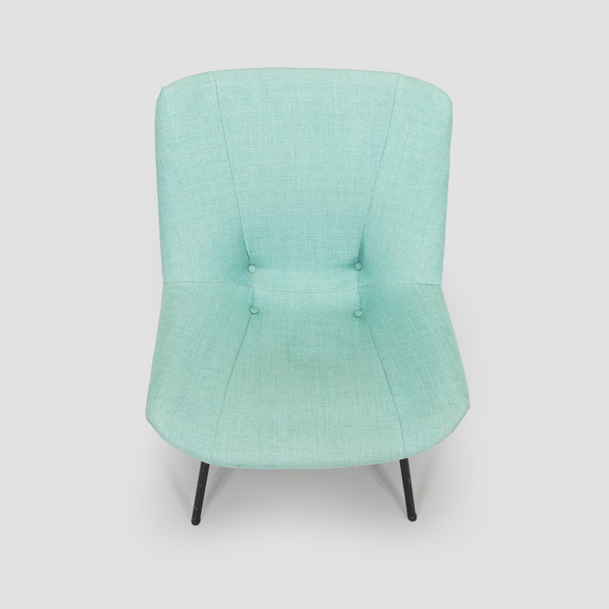 Carl Gustaf Hiort af Ornäs, nojatuoli, "Lehti", valmistaja Puunveisto Oy - Träsnideri Ab, 1900-puoliväli.