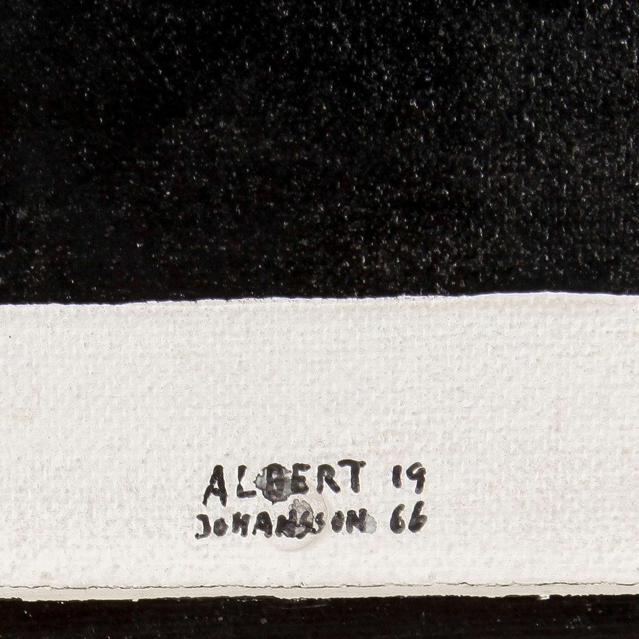 ALBERT JOHANSSON, blandteknik/collage, "Substitution V", 1966.