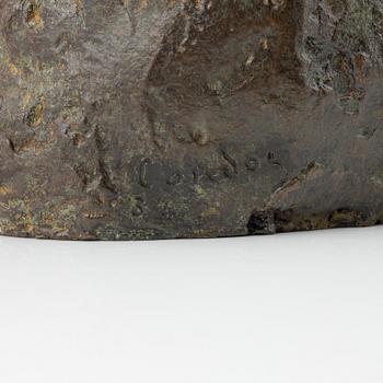 Honorio García Condoy, "torso Sentado", 1948, bronze, signered. Height 41 cm. Length 47 cm.