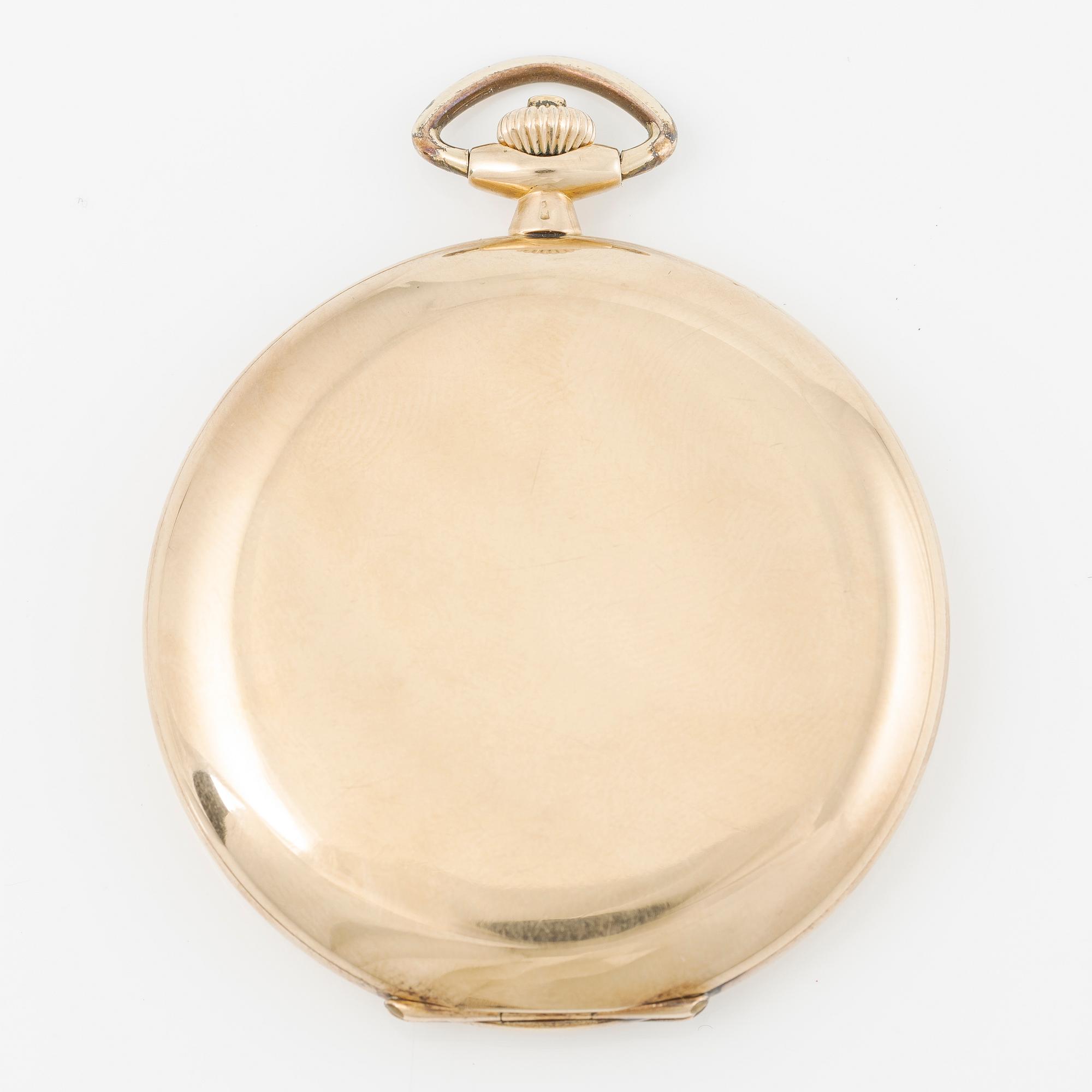 Omega, pocket watch, hunter, 47.5 mm.