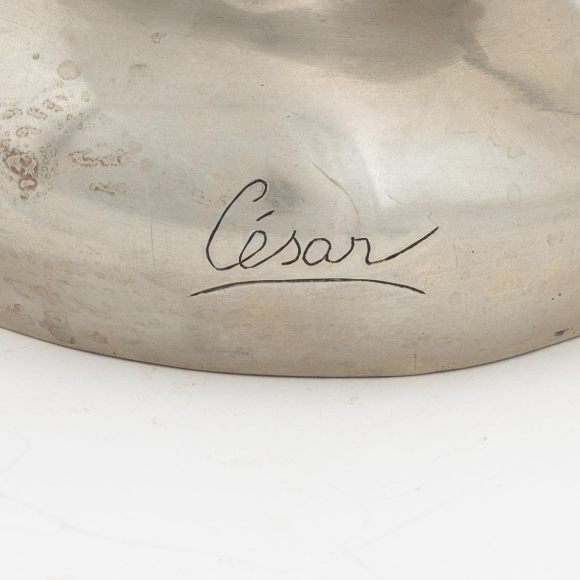 César Baldaccini, sculpture, signed, numbered HC VIII/X, published by GKM, 1994.