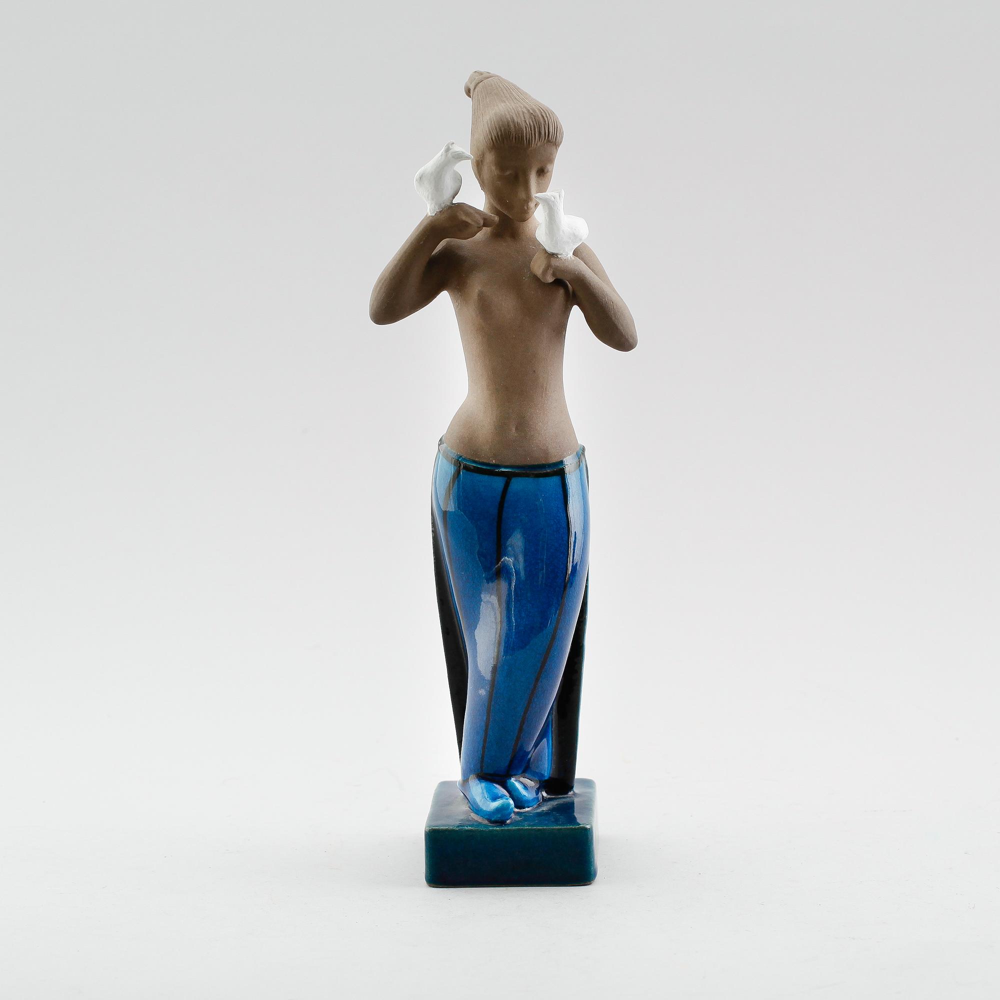 FIGUR, stengods, Johannes Hedegaard, Royal Copenhagen.