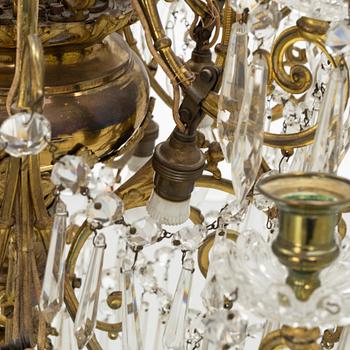 Ljuskrona, oskariansk, 1800-talets slut.