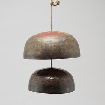 A set of Chinese chime bells, 20th Century.