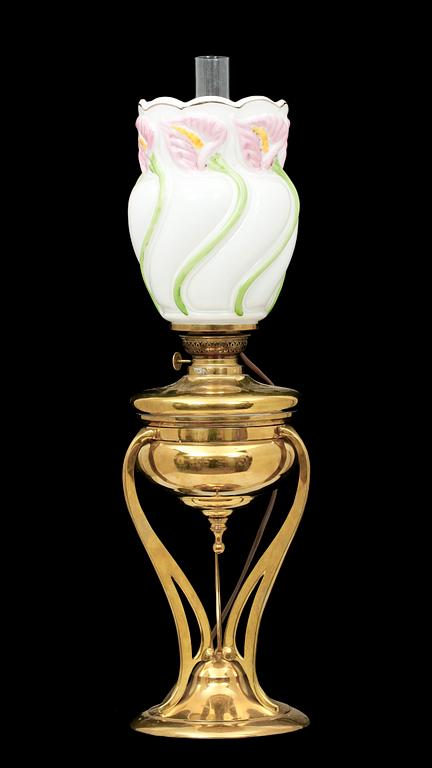 BORDSFOTOGENLAMPA, jugendstil, 1900-talets andra hälft.