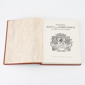 "Svenska slott och herresäten vid 1900-talets början", 18 volumes, different years and publishers.