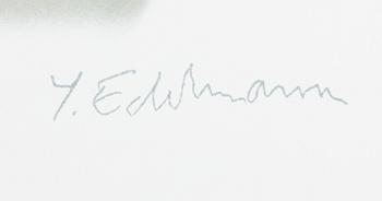 Yrjö Edelmann, "Packed blue and grey heaven".
