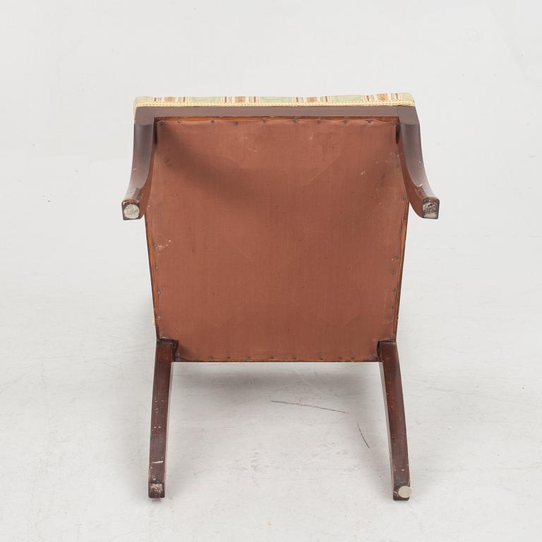 Chairs, 8 pcs, late Empire style, second half of the 19th century.