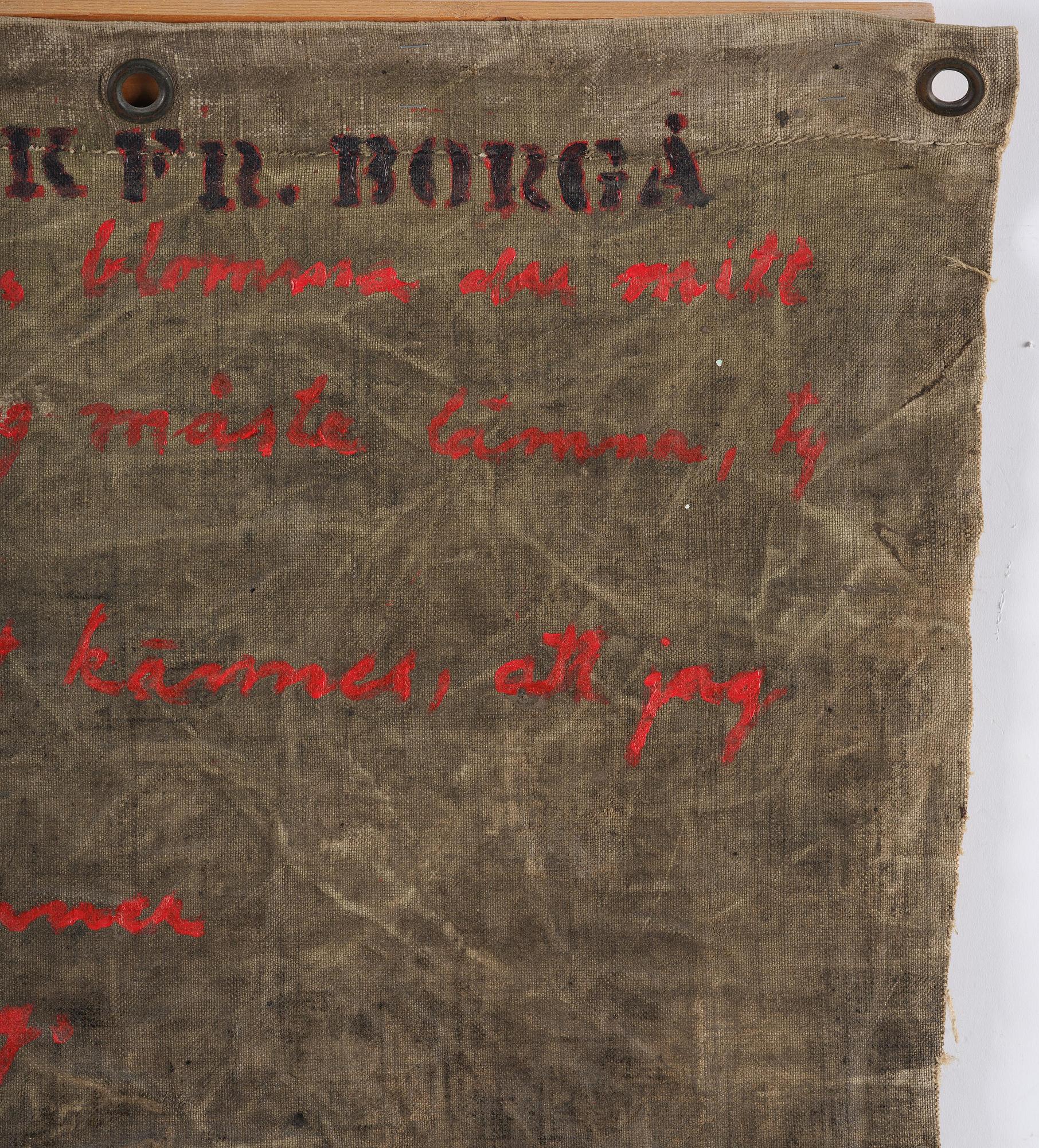 Gösta Werner, From a songbook from Borgå.