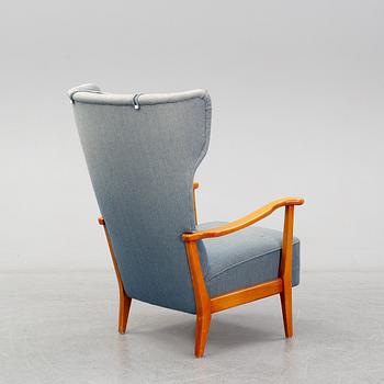 A Dux beech easy chair, Sweden, 1940's/50's.