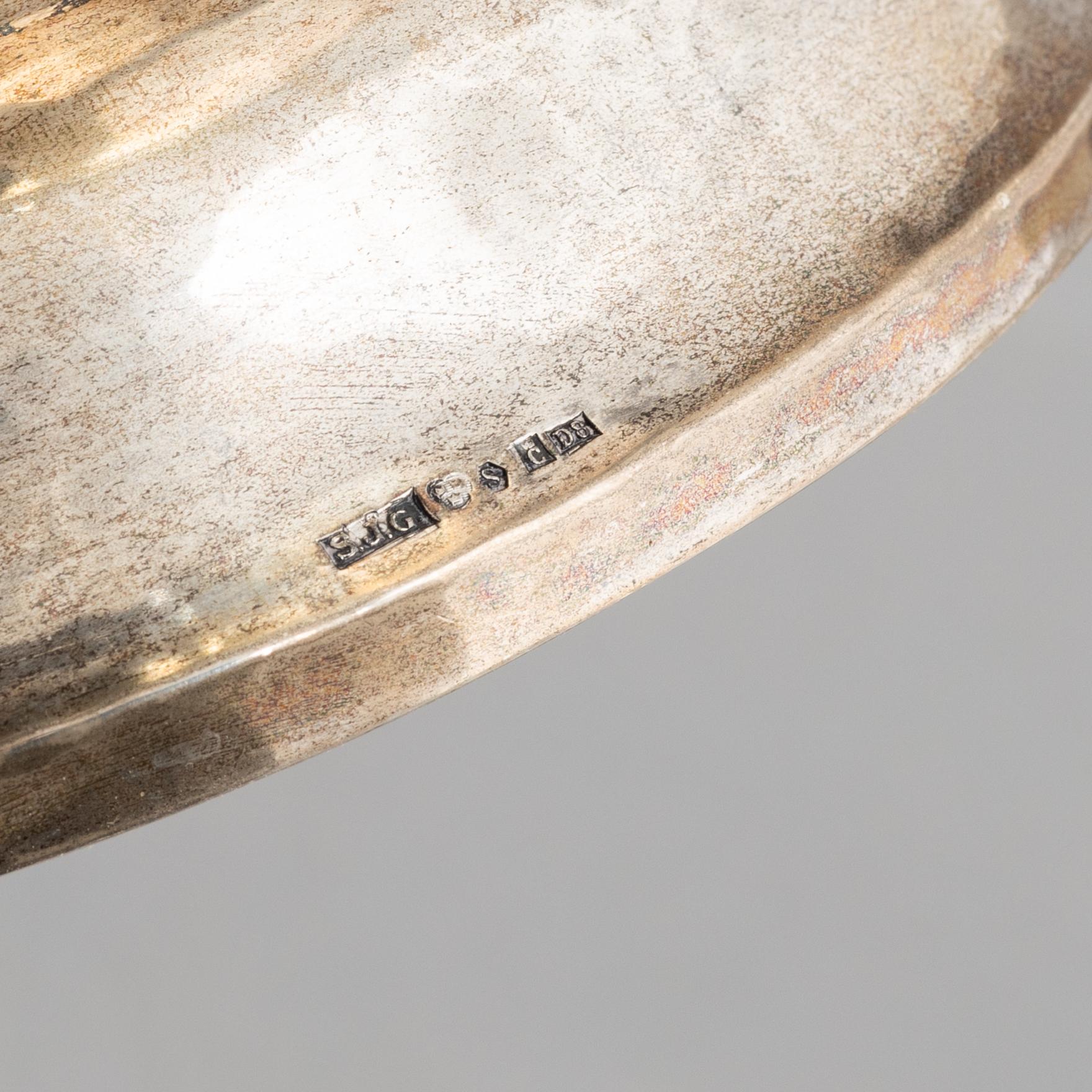 A Swedish silver bowl, marks of Silvervarufabriken J Grönroos, Kristianstad 1930.