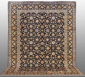 A CARPET, Kashan, signerad 420 x 316 cm.