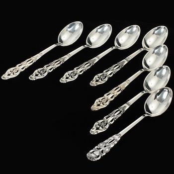 KAFFESKEDAR, 26 st, silver, Ceson, Göteborg, 1900-talets sista hälft. Vikt 346 g.