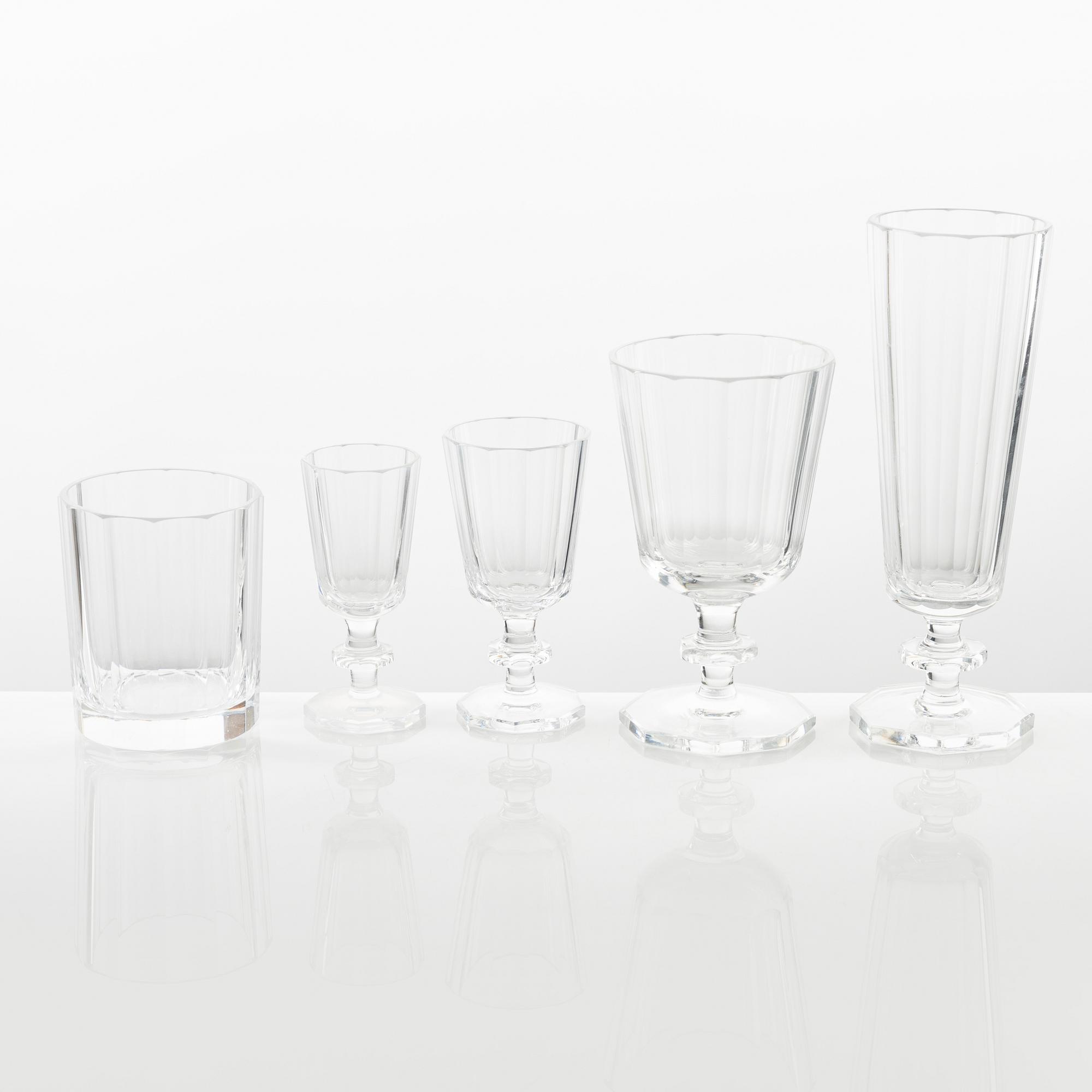 Elis Bergh, glasservis, 80 delar, ” Karlberg ”, Kosta.