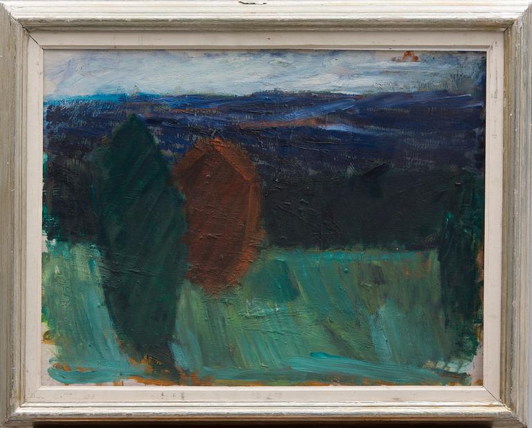 KALLE HEDBERG, olja på pannå.