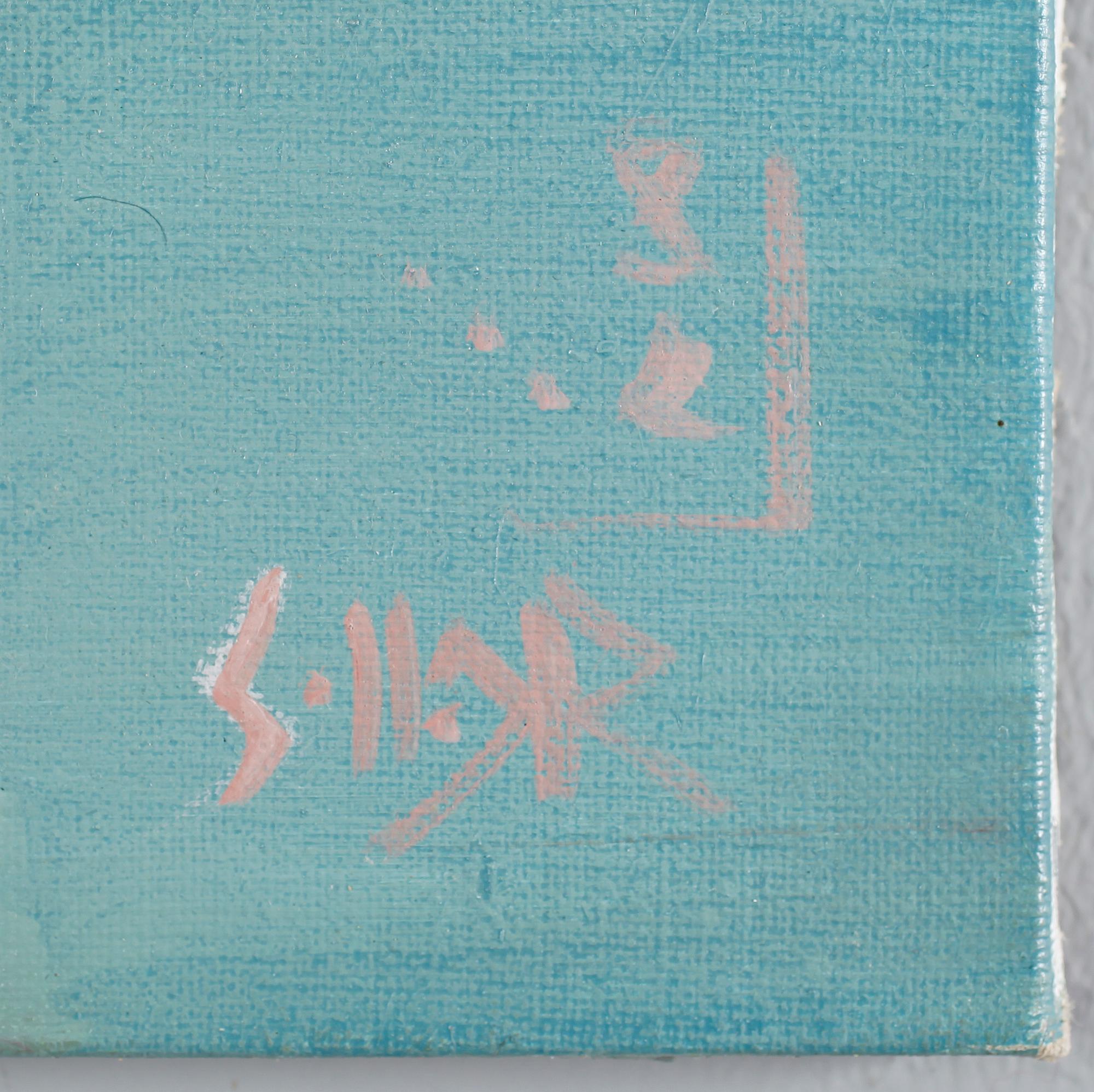 AKOS SOLLAR, olja på duk, signerad.