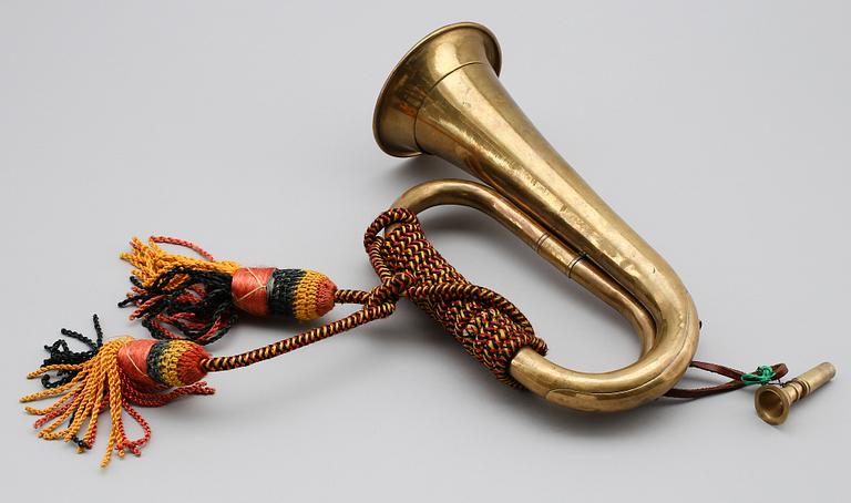 JAKTHORN, mässing, 1900-tal.