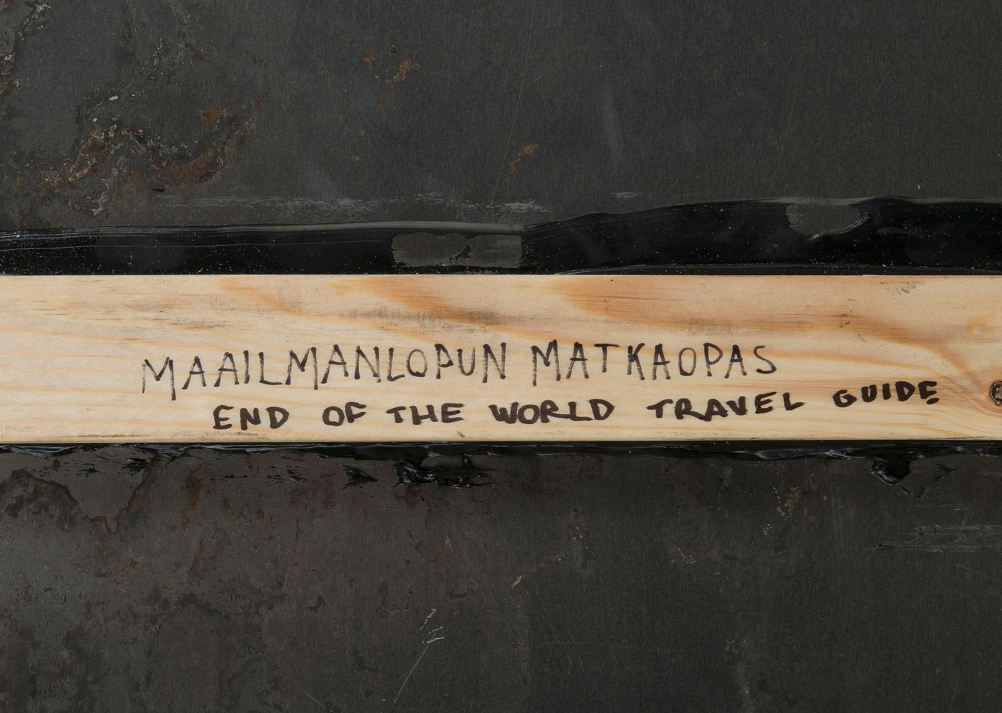 TONI R. TOIVONEN, kollaasi, julisteet rautalevylle, a tergo signeerattu ja päivätty 2013.