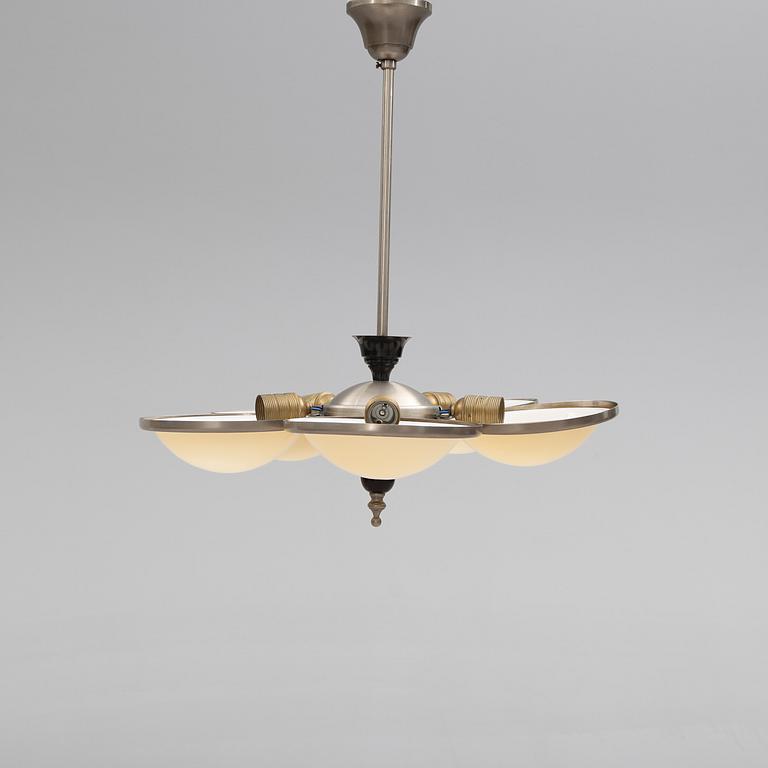 TAKLAMPA, art deco, 1900-talets första hälft. Höjd ca 60 cm.