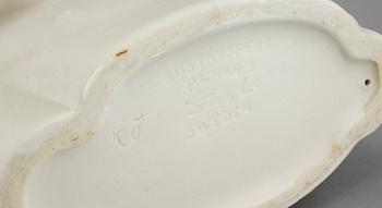 STIG LINDBERG figurin i parian, "Mannen med masken", Gustavsberg, modellen formgiven 1944.