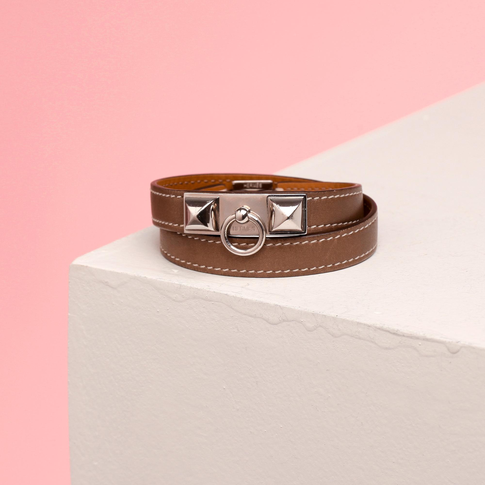 ARMBAND, '"Rivale Double Tour - Double Wrap", Hermès.