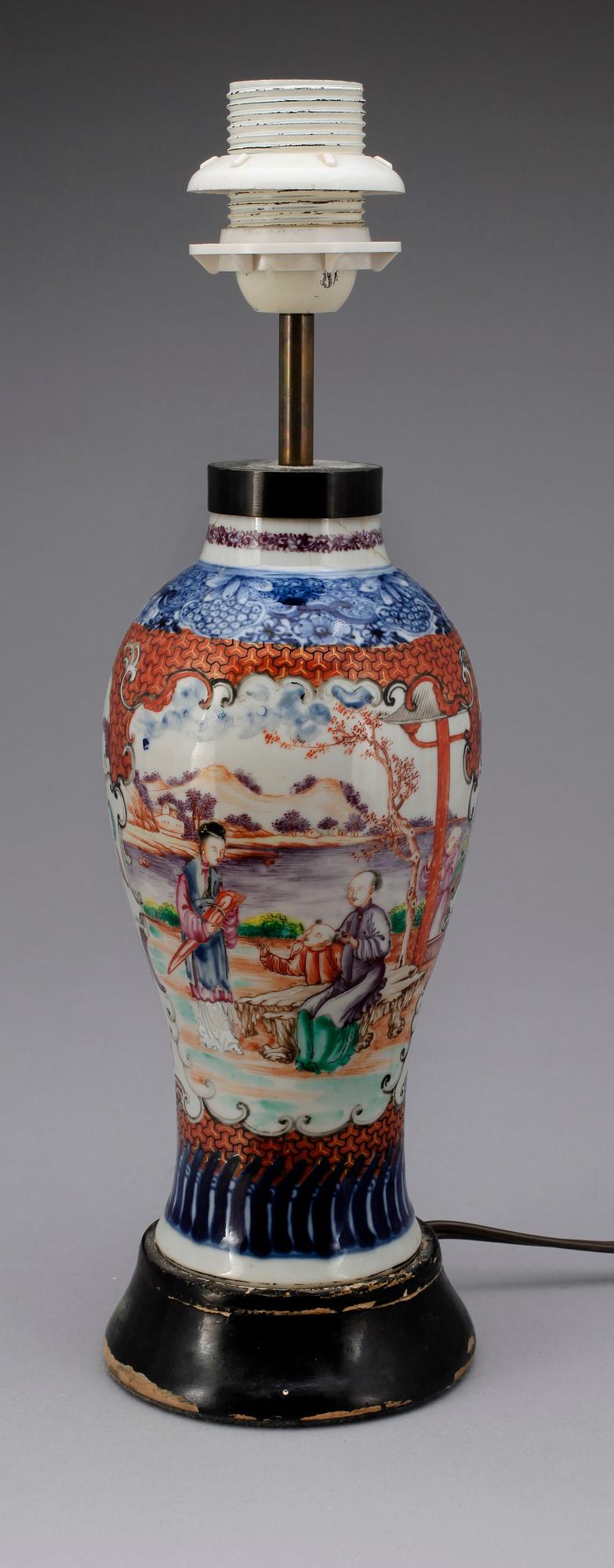 VAS, kompaniporslin. Qing dynastin, Qianlong (1736-95).