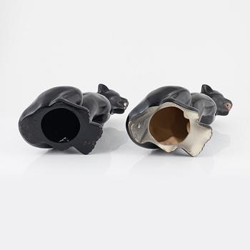 Skulpturer, ett par, Italien, 1970/80-tal.