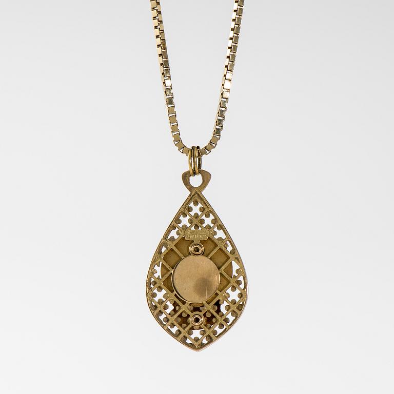 HALSSMYCKE, 14K guld. Vikt ca 11,8 g.