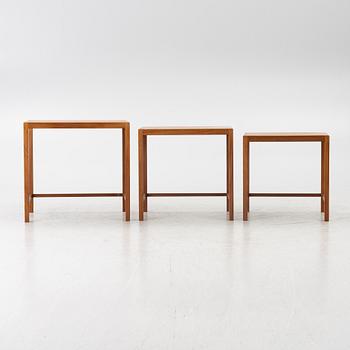 Three nesting tables, second half of the 20th century.