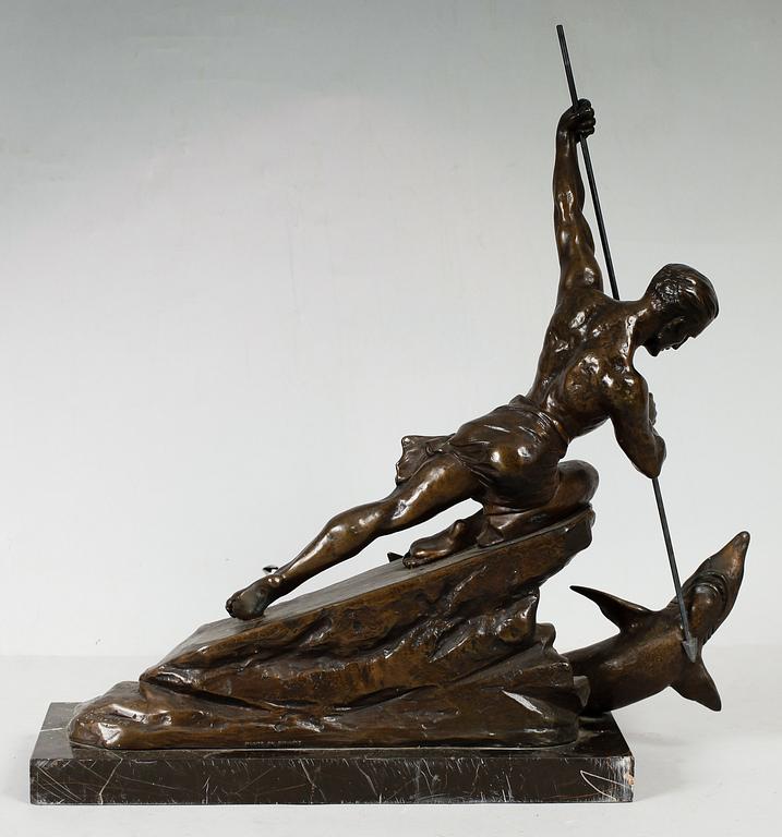 SKULPTUR, brons, 1900-talets första hälft.