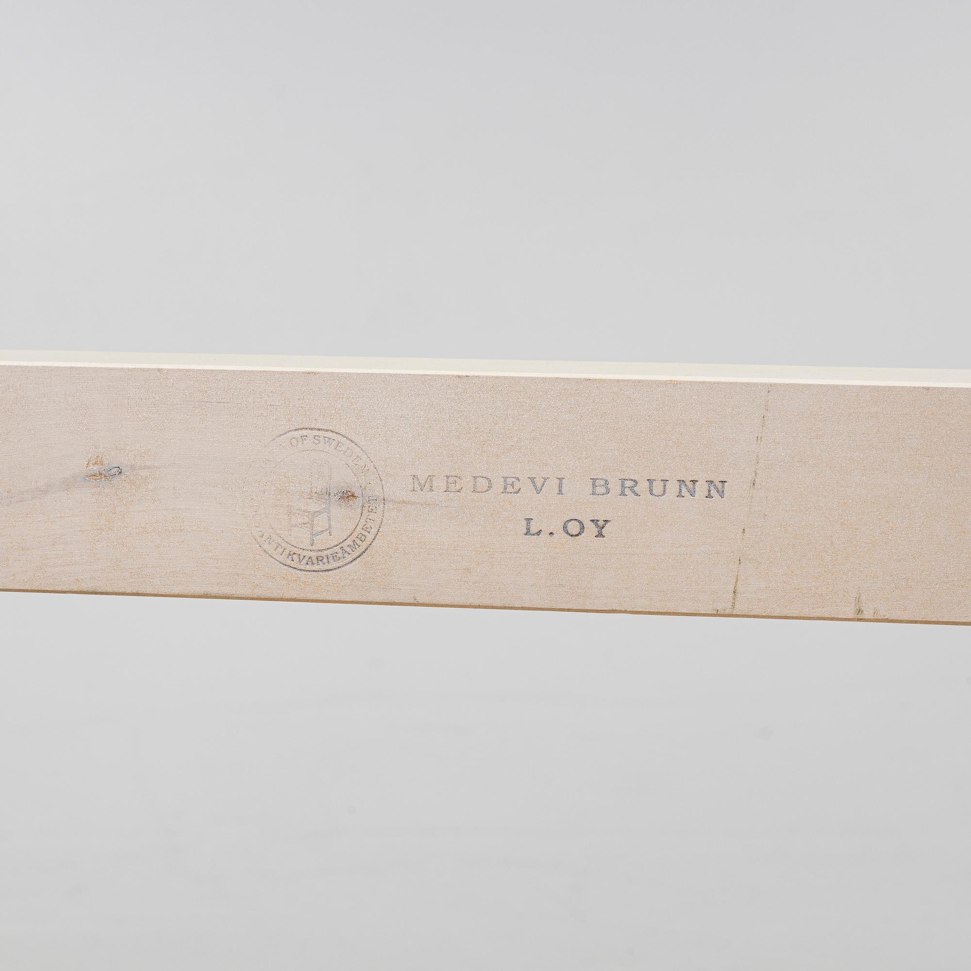 Fotpall, "Medevi Brunn", ur IKEAs 1700-talsserie, 1990-tal.