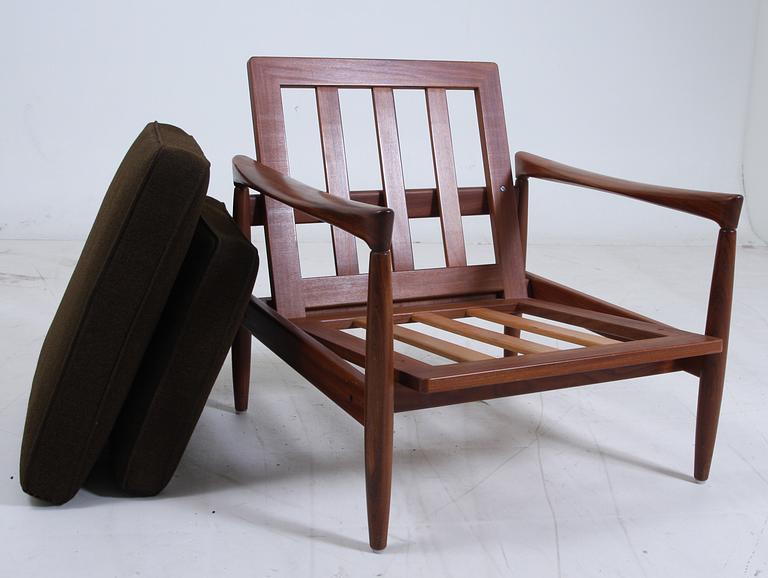 SOFFA med FÅTÖLJ, "Kolding", design Erik Wörtz, 1950/60-tal.