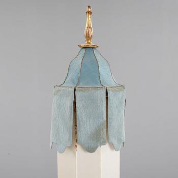 A Swedish Grace floor lamp attributed to Helge Werner, 1920's.