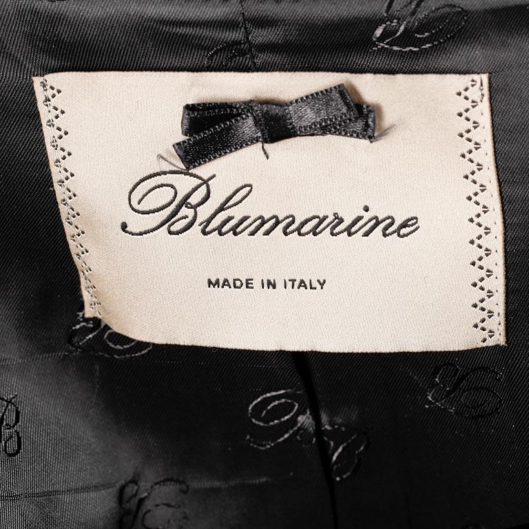 BLUMARINE, a black wool jacket.