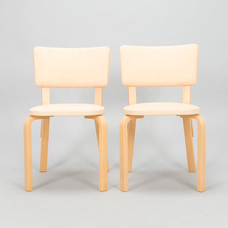 Alvar Aalto, stolar, 4 st, modell 63, Artek, 1900-talets slut.