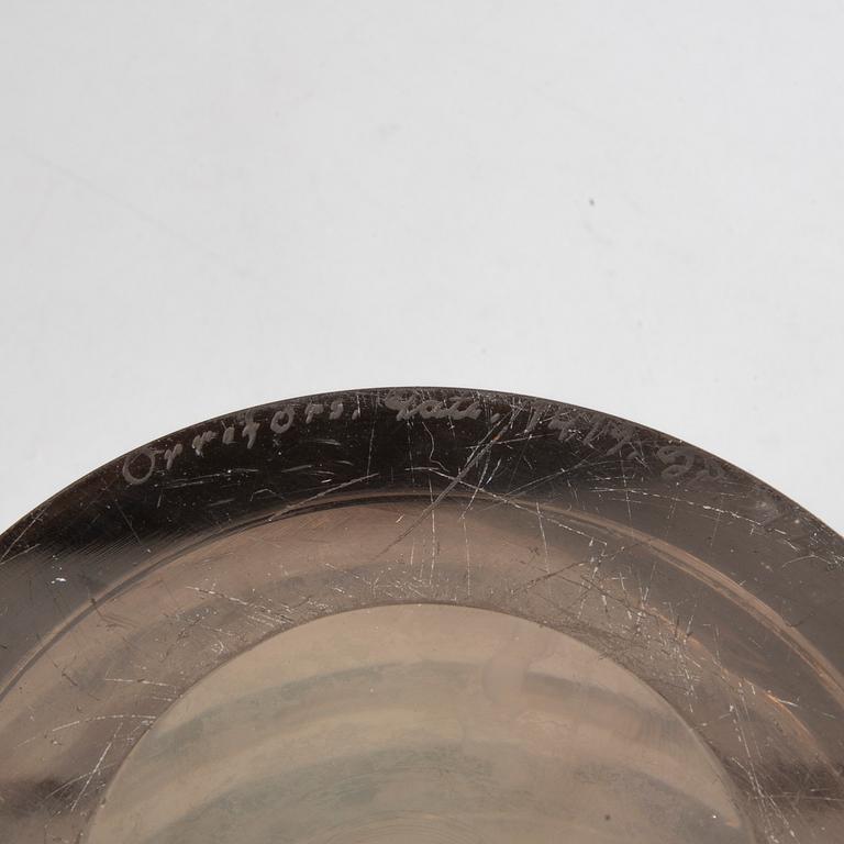 SIMON GATE, Glass bowl, Orrefors, 1930's.