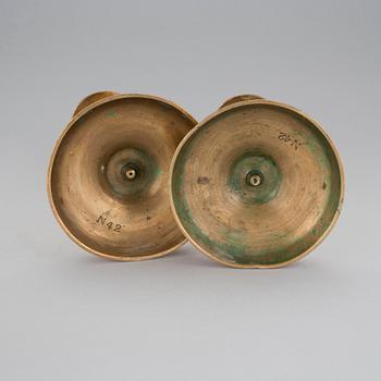 LJUSSTAKAR, ett par, 1800-talets mitt.