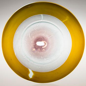KAJ FRANCK, "RINGFAT", glas, signerat Kaj Franck, Nuutajärvi Notsjö, 1960-tal.
