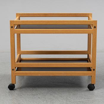 Børge Mogensen, an oak drinks trolley, model 5370, Fredericia Stolefabrik, Denmark, 1960's.