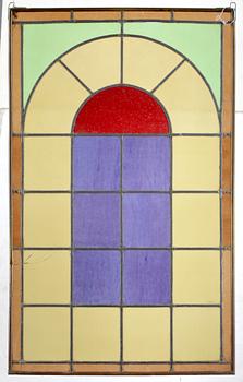 FÖNSTER, 2 st, blyinfattad glas.