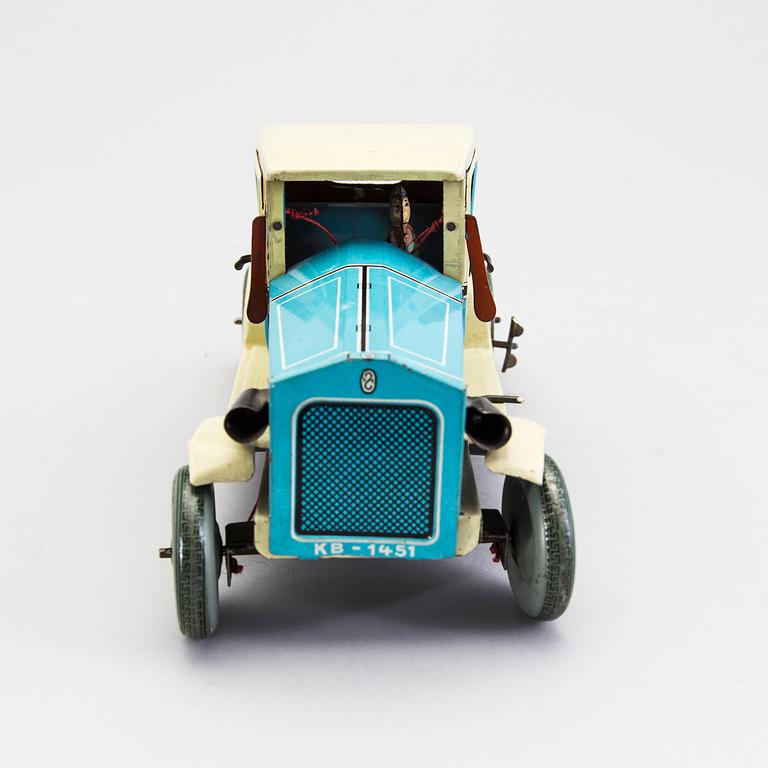 A tinplate limousine by Karl Bub, Germany, 1930s.