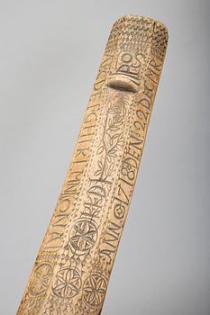 MANGELBRÄDE, allmoge, daterad 22 dec 1718.