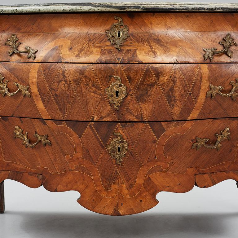 A Swedish Rococo 18th century commode.