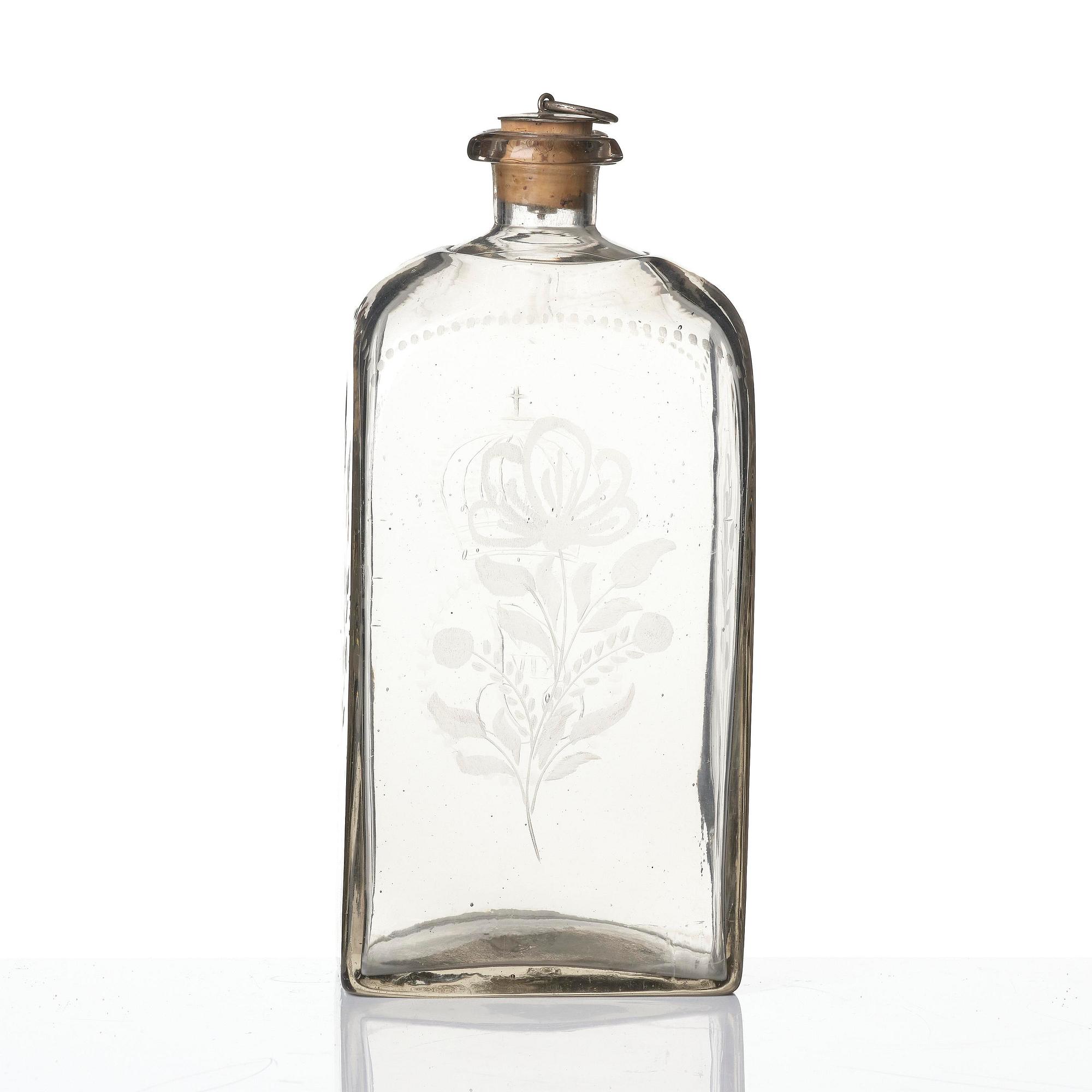 Aquavit bottle, Sweden early 19th century.