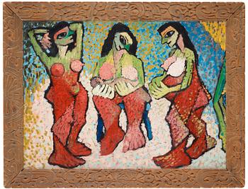 93. Mogens Lohmann, "Tre kvinnor" (Three women).