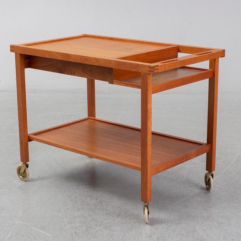 A 'Boy' teak drinks trolley from DS-möbler, 1950's/60's.