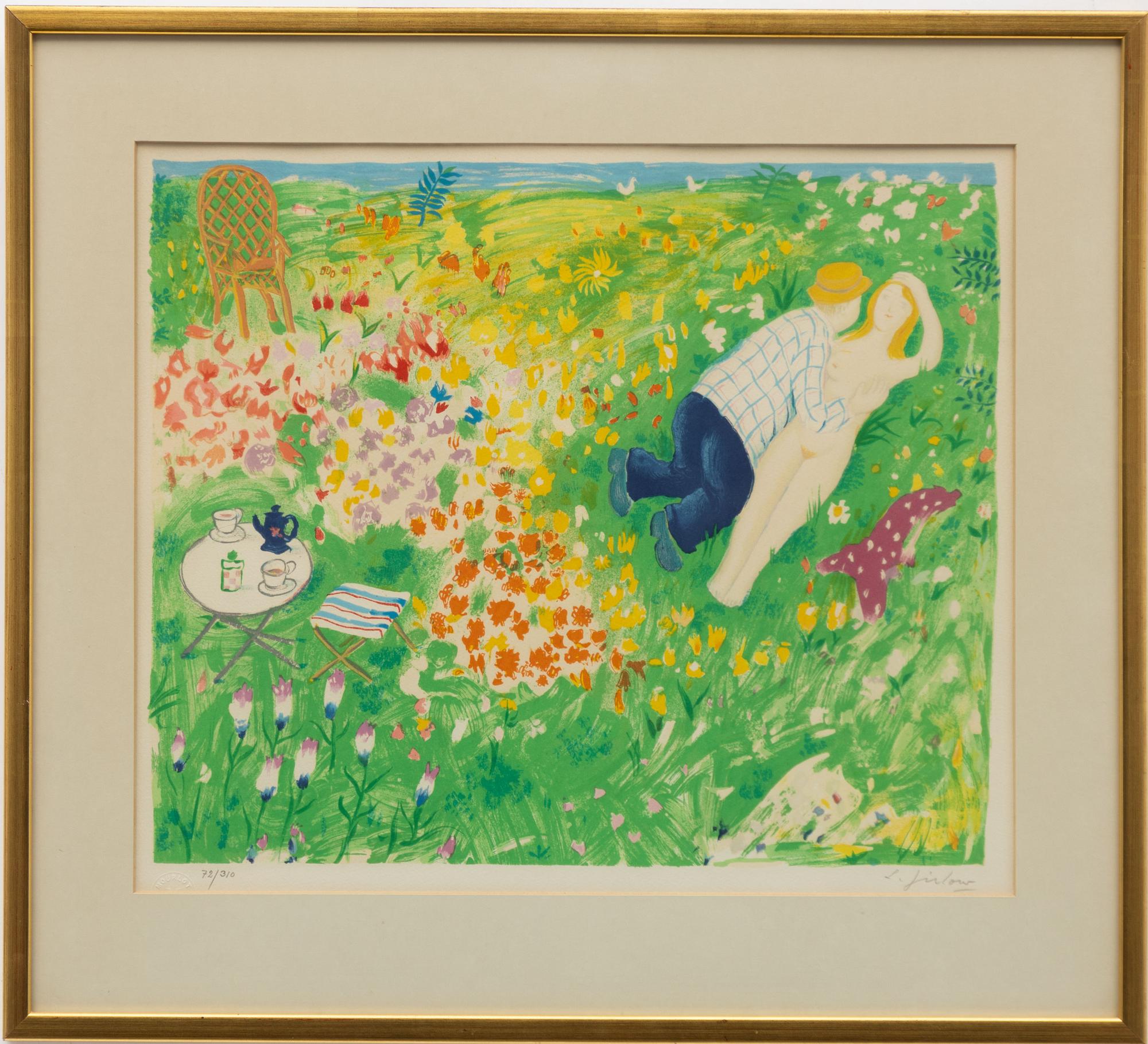 Lennart Jirlow,  "Paret i gräset".