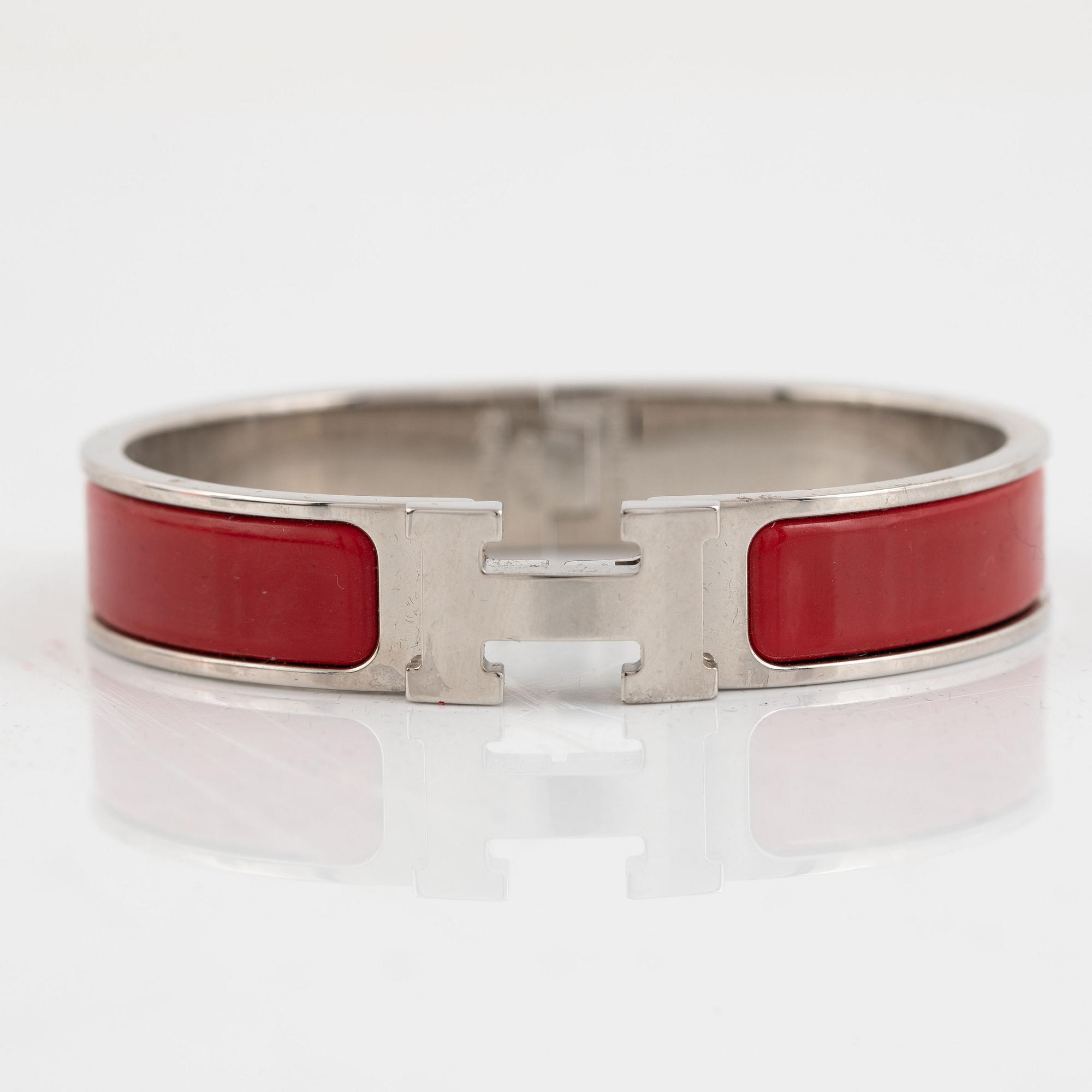 Hermès, "Clic H" PM bracelet.