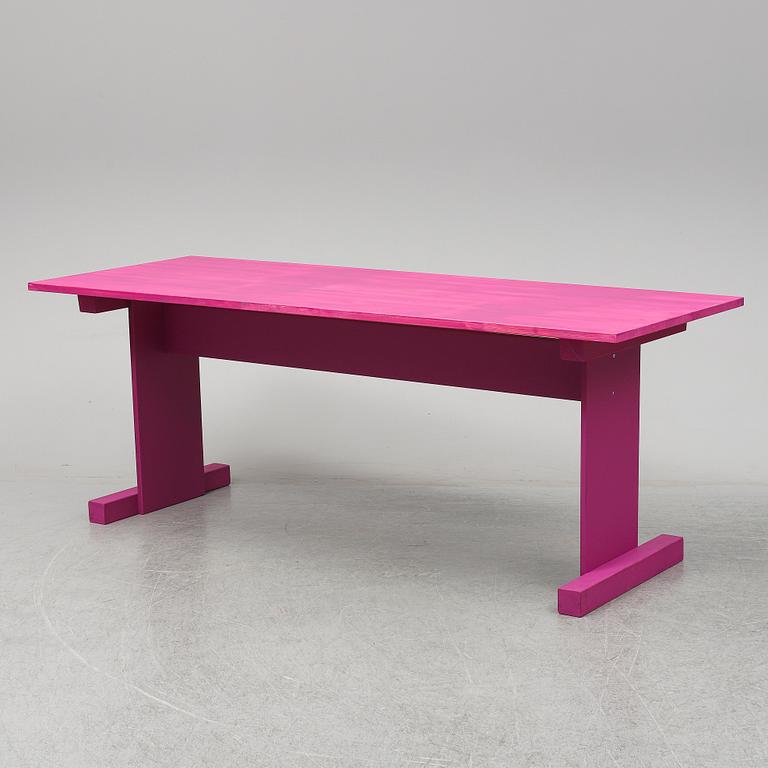 FREDRIK PAULSEN, a table executed for the Design bar "Fredriks Fun Fair" at the Stockholm Furniture and Light Fair, 2020.